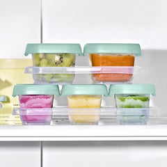 12-Piece Baby Blocks Food Storage Container Set - Opal
