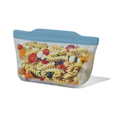 Silicone Reusable Bag Stand-Up Quart (32 oz) - Ocean Blue