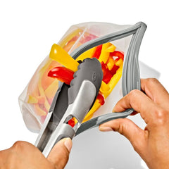 Silicone Reusable Bag Sandwich (28 oz) - Fog