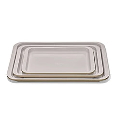 Non-Stick Pro Ceramic Coated Metal Bakeware 3Pc Set - Biscuit