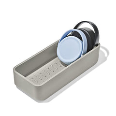 Water Bottle Organizer with Accessory Bin