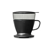 Pour Over Coffee Maker with Water Tank - Matte Black
