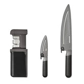 3-Piece Knife & Sharpener Set