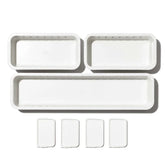 3-Piece Slim Adjustable Drawer Bin Set