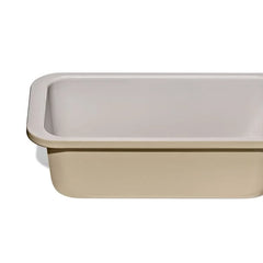 Non-Stick Pro Ceramic Coated Metal Bakeware 1 lb Loaf Pan - Biscuit