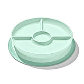 Stick & Stay Suction Divided Plate