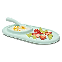 Textured Suction Plate & Spoons Set – 3-Piece