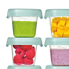 Baby Blocks Food Storage Containers (2 oz) - Opal