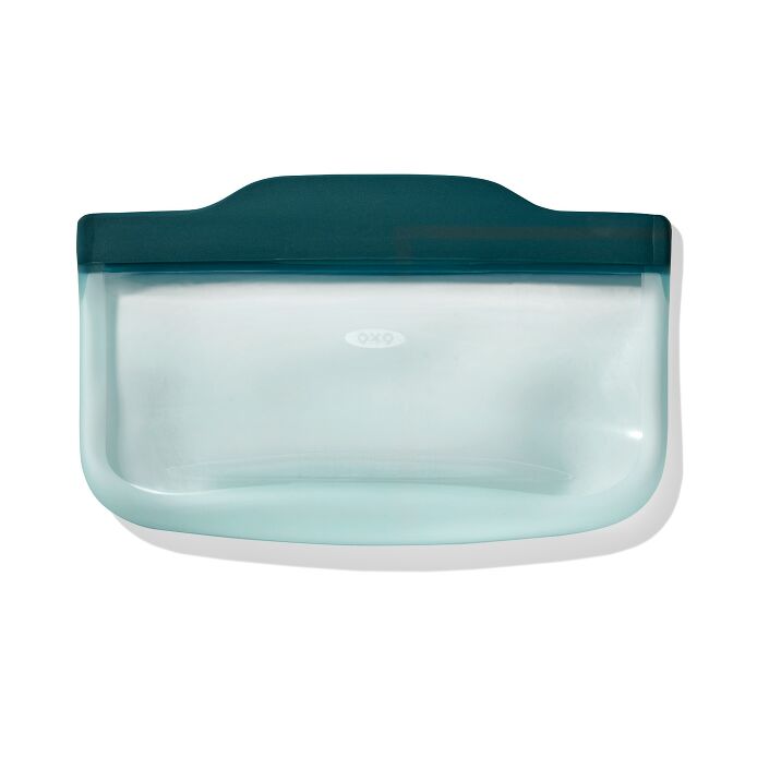Silicone Reusable Bag - Snack Bag (12 oz) - Lagoon
