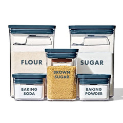 8-Piece Prelabeled Baking POP Container Set