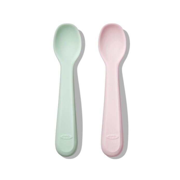 Silicone Spoon Set - 2 Pack - Opal & Blossom