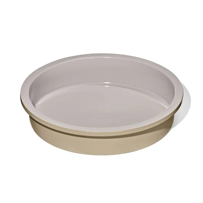 Non-Stick Pro Ceramic Coated Metal Bakeware 9" Round Cake Pan - Biscuit