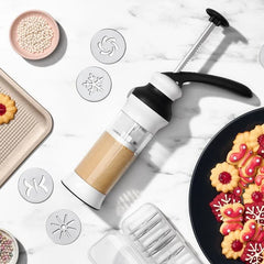 Holiday Cookie Press and Disk Set Bundle
