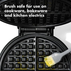 Glass Oil Bottle and Silicone Brush Set