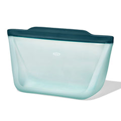 Silicone Reusable Bag - Stand-Up Half Gallon (64 oz) - Lagoon