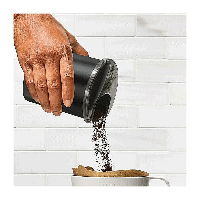 Replacement Coffee Grounds Container for Conical Burr Coffee Grinder - Matte Black