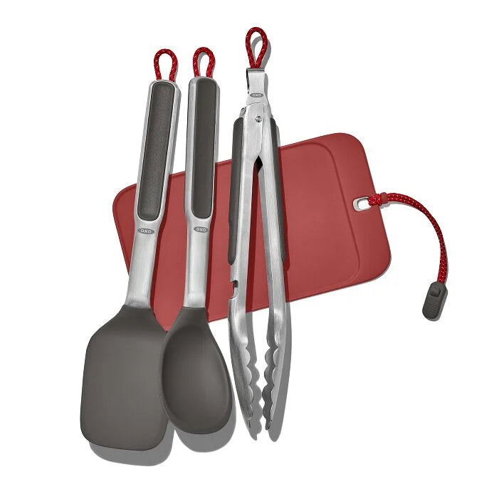 OXO Outdoor 4 -Piece Camp Stove Cooking Set