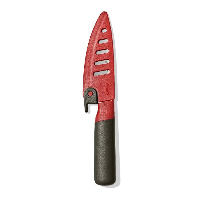 Paring Knife with Locking Sheath