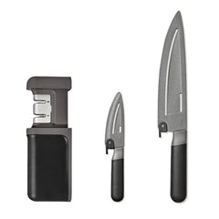 3-Piece Knife & Sharpener Set