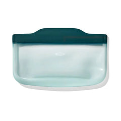 Silicone Reusable Bag - Snack Bag (12 oz) - Lagoon