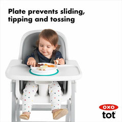 Stick & Stay Suction Divided Plate