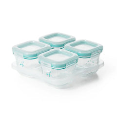 4 oz Glass Baby Blocks™ Freezer Storage Containers - Teal