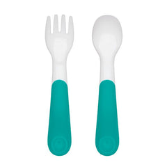 On-the-Go Plastic Fork and Spoon Set with Travel Case