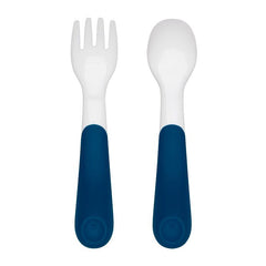 On-the-Go Plastic Fork and Spoon Set with Travel Case