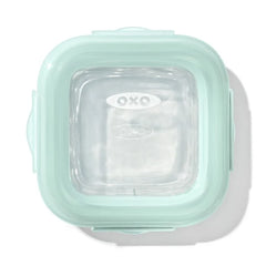 Glass Baby Blocks Food Storage Containers (4 oz) - Opal